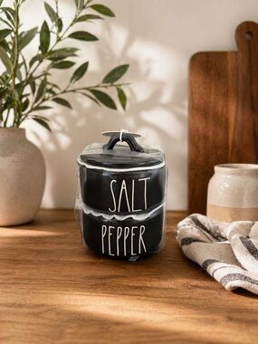 Rae Dunn SALT and PEPPER canisters